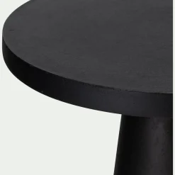 Bout de canapé en aluminium - noir D51xH60cm