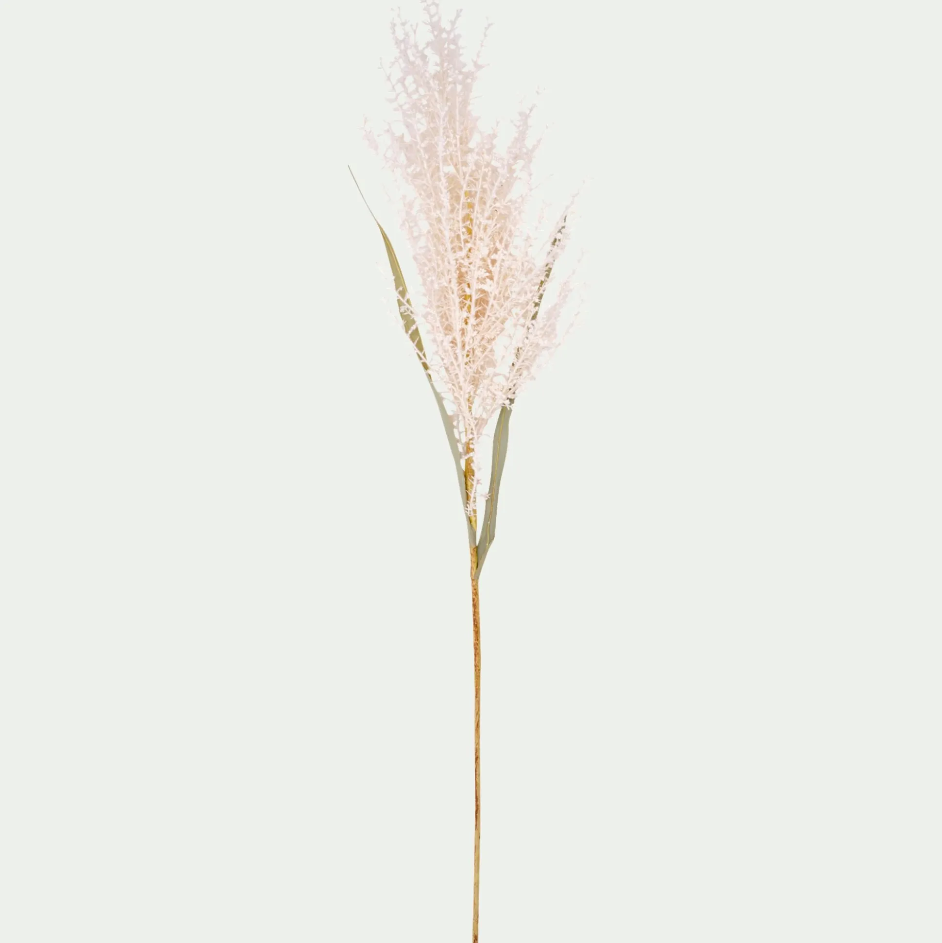 Branchage de Noël artificiel de pampa H114cm - blanc