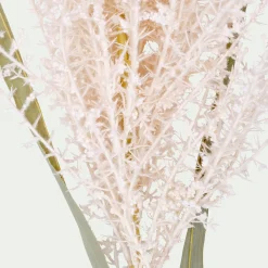 Branchage de Noël artificiel de pampa H114cm - blanc