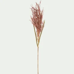 Branchage de Noël artificiel de pampa H114cm - rose