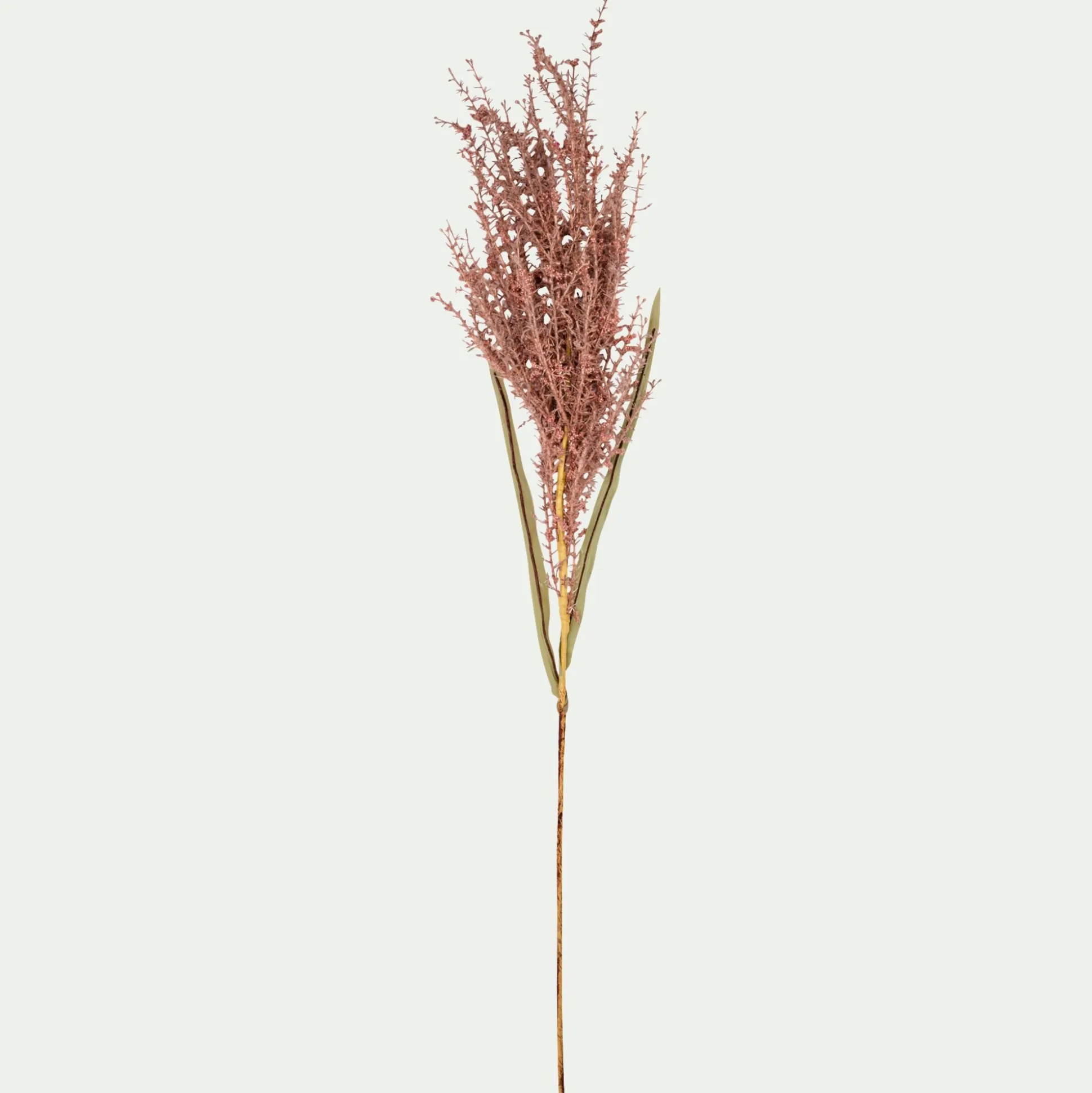 Branchage de Noël artificiel de pampa H114cm - rose