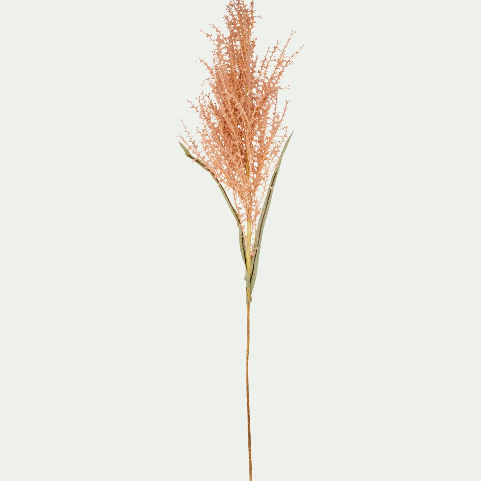 Branchage de Noël artificiel de pampa H114cm - marron