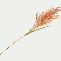 Branchage de Noël artificiel de pampa H114cm - marron