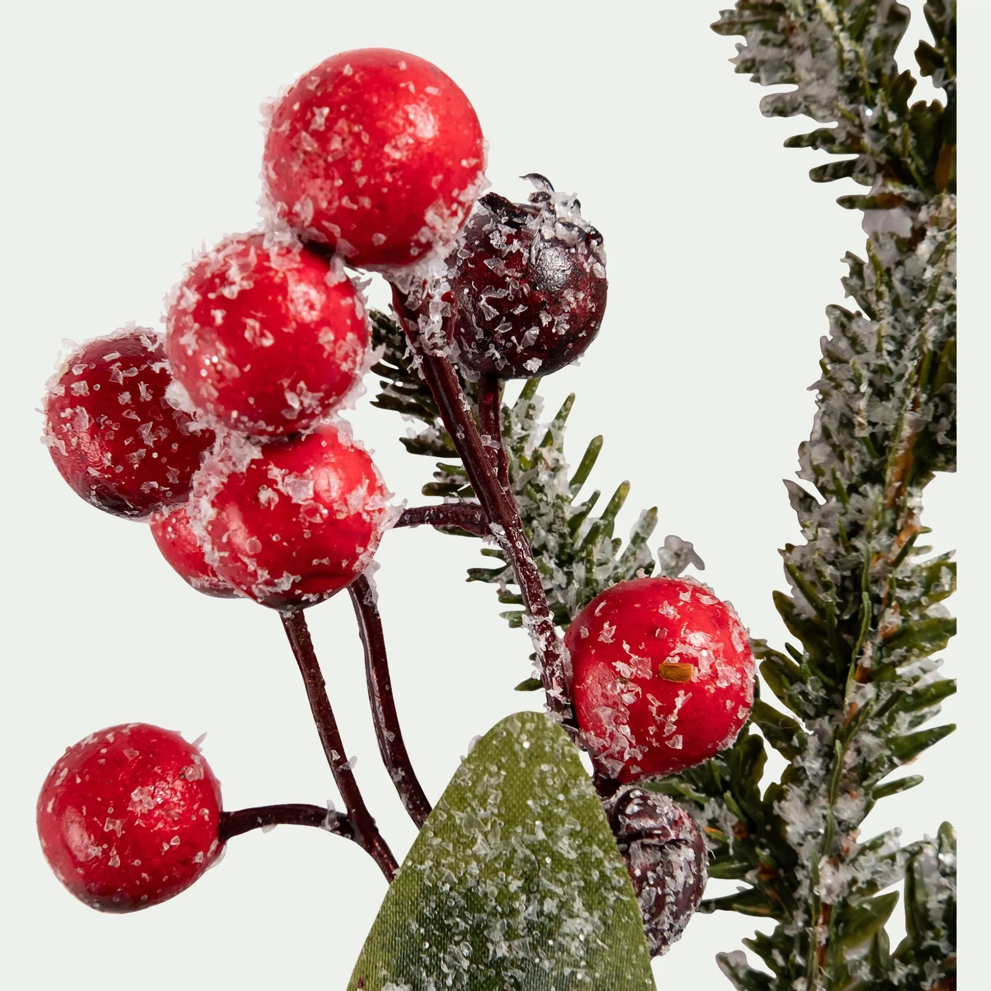 Branchage de Noël artificiel à piquer H24cm - vert