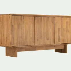 Buffet bas en bois 3 portes - naturel