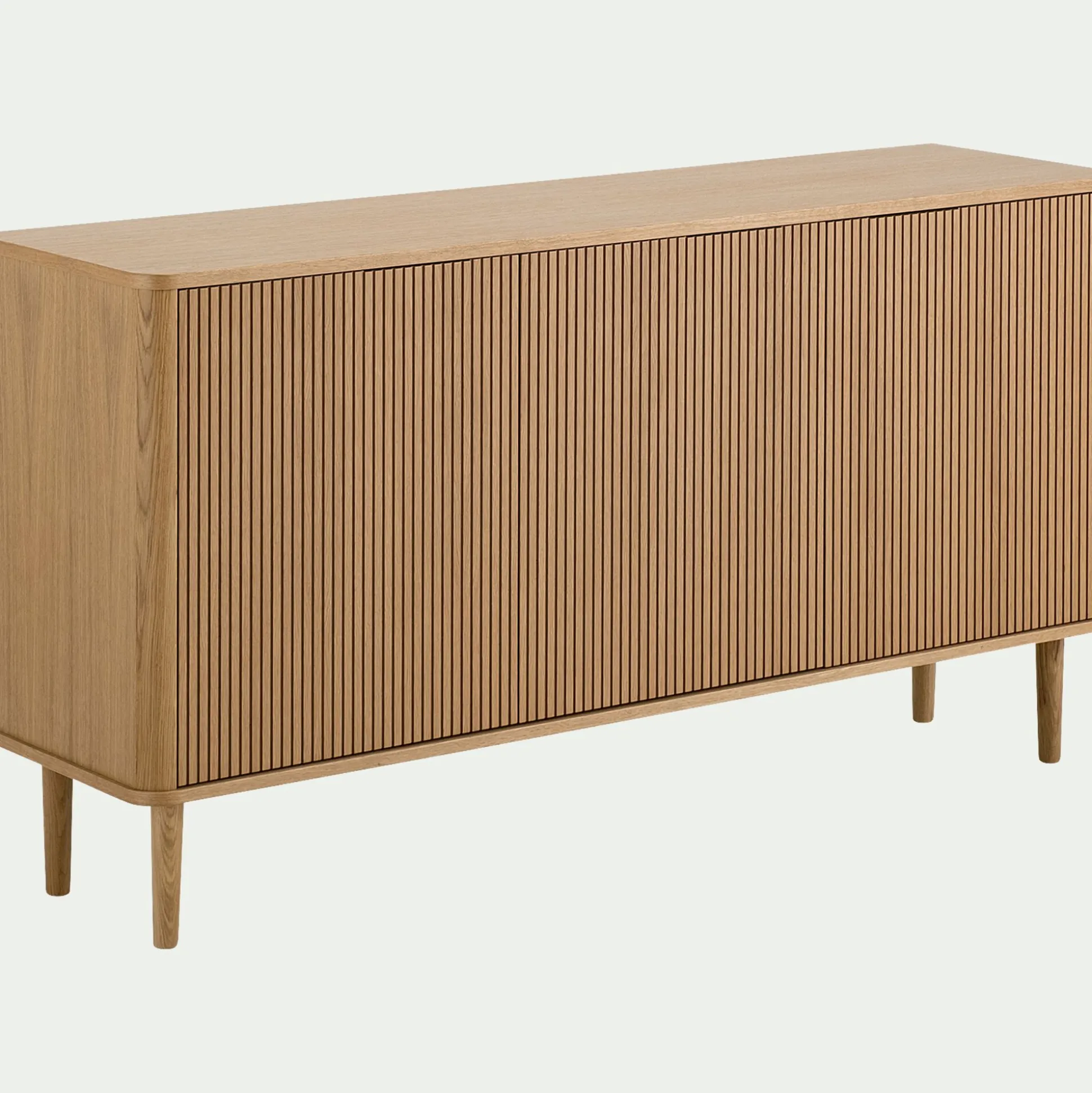 Buffet 3 portes en chêne - bois clair