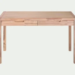 Bureau en acacia L120cm - bois clair
