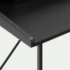 Bureau en bois L120cm - noir