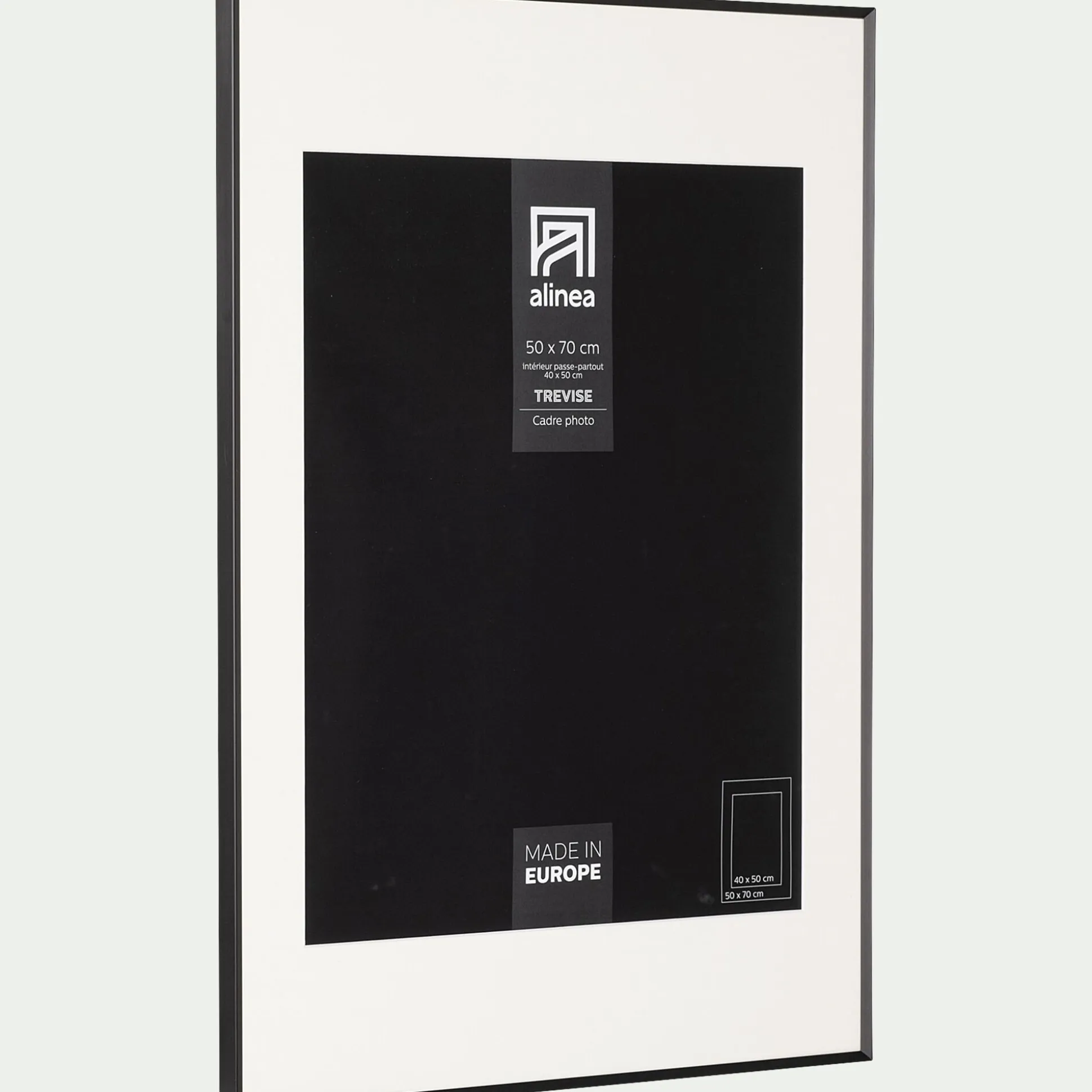 Cadre en aluminium 50x70cm - noir
