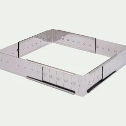 Cadre à opéra réglable en inox L16cm à L28cm - argenté