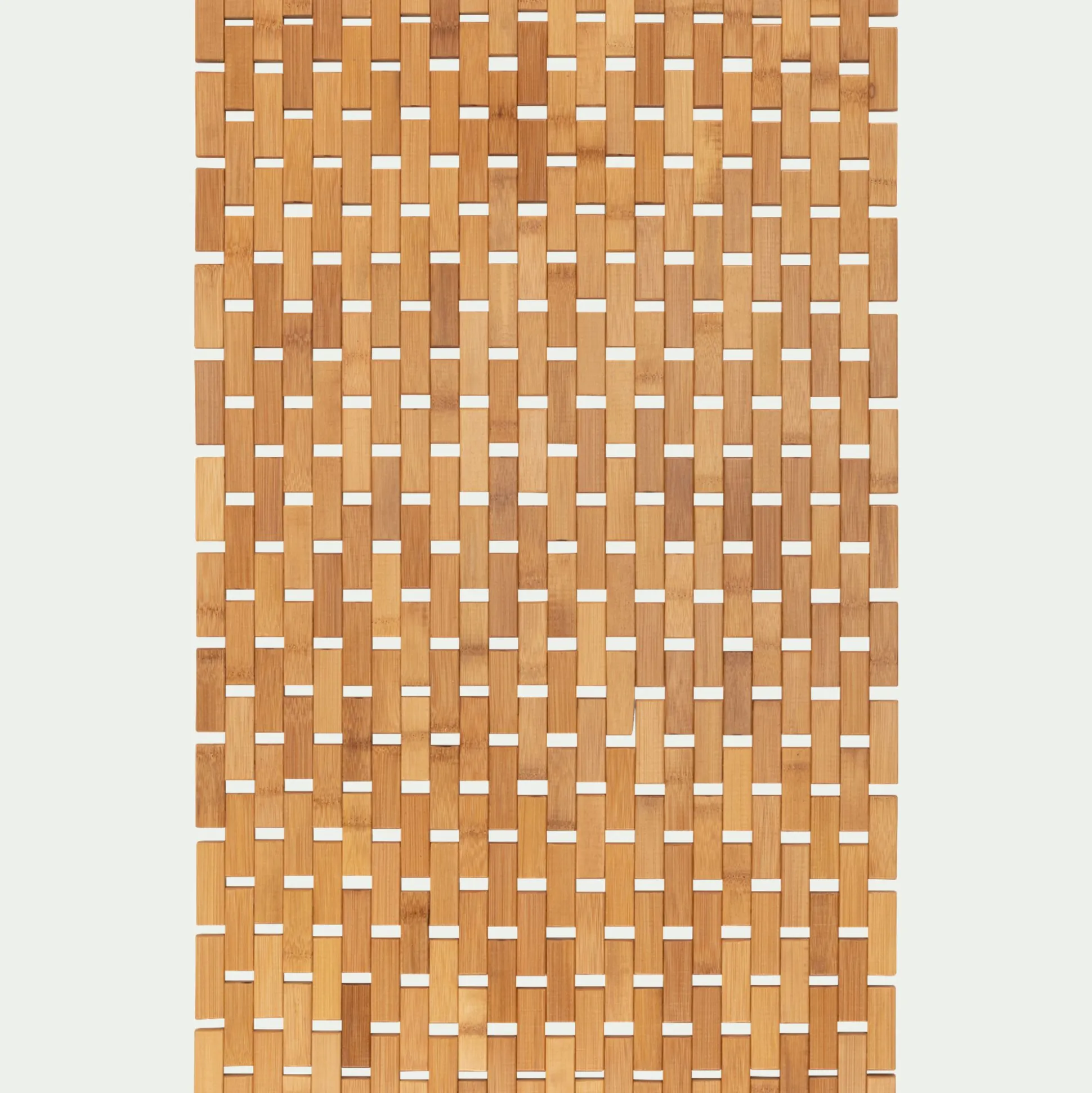Caillebotis de douche en bambou 49,5x83cm - naturel