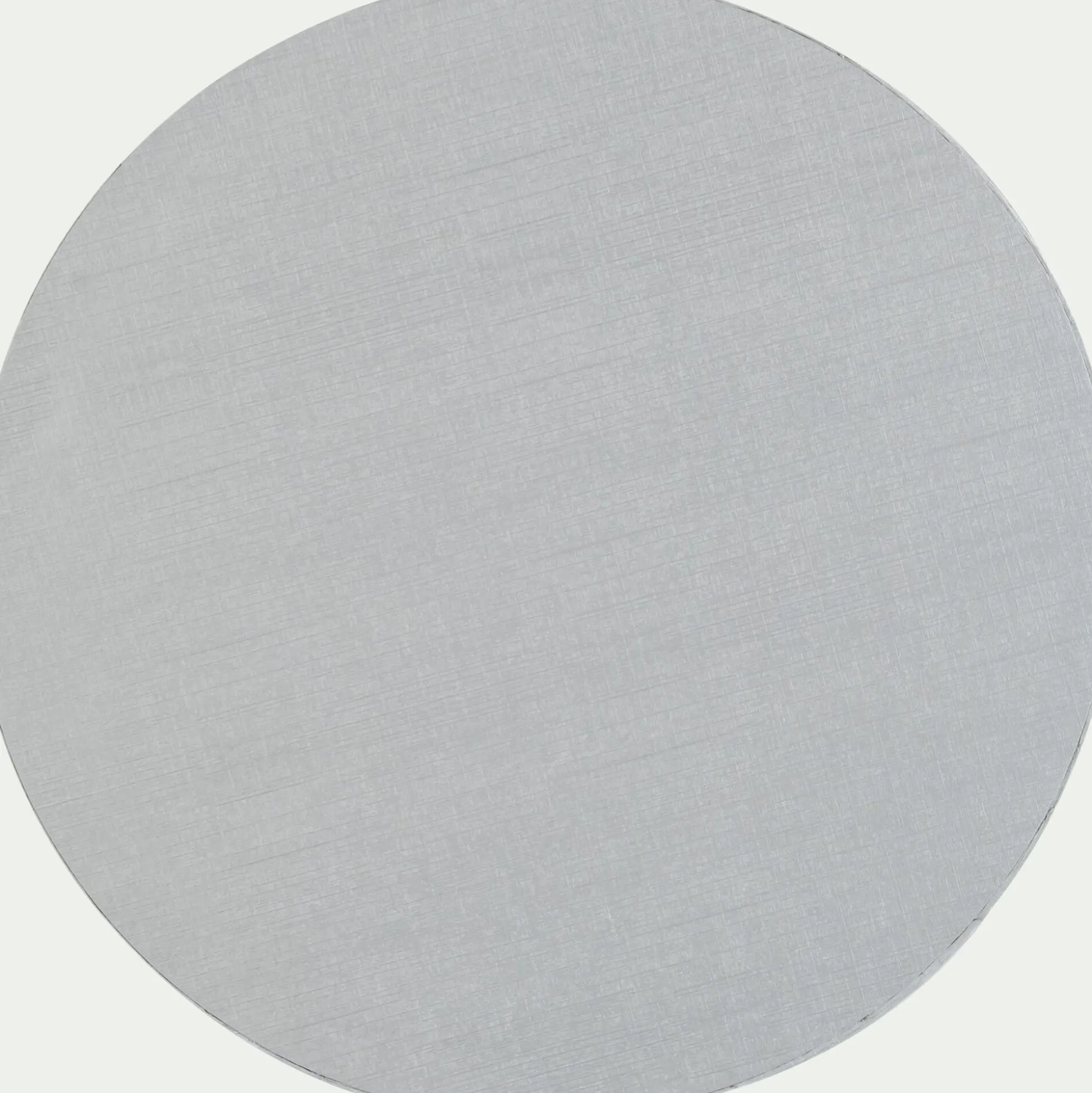 Cake drum rond en carton D25cm - argenté