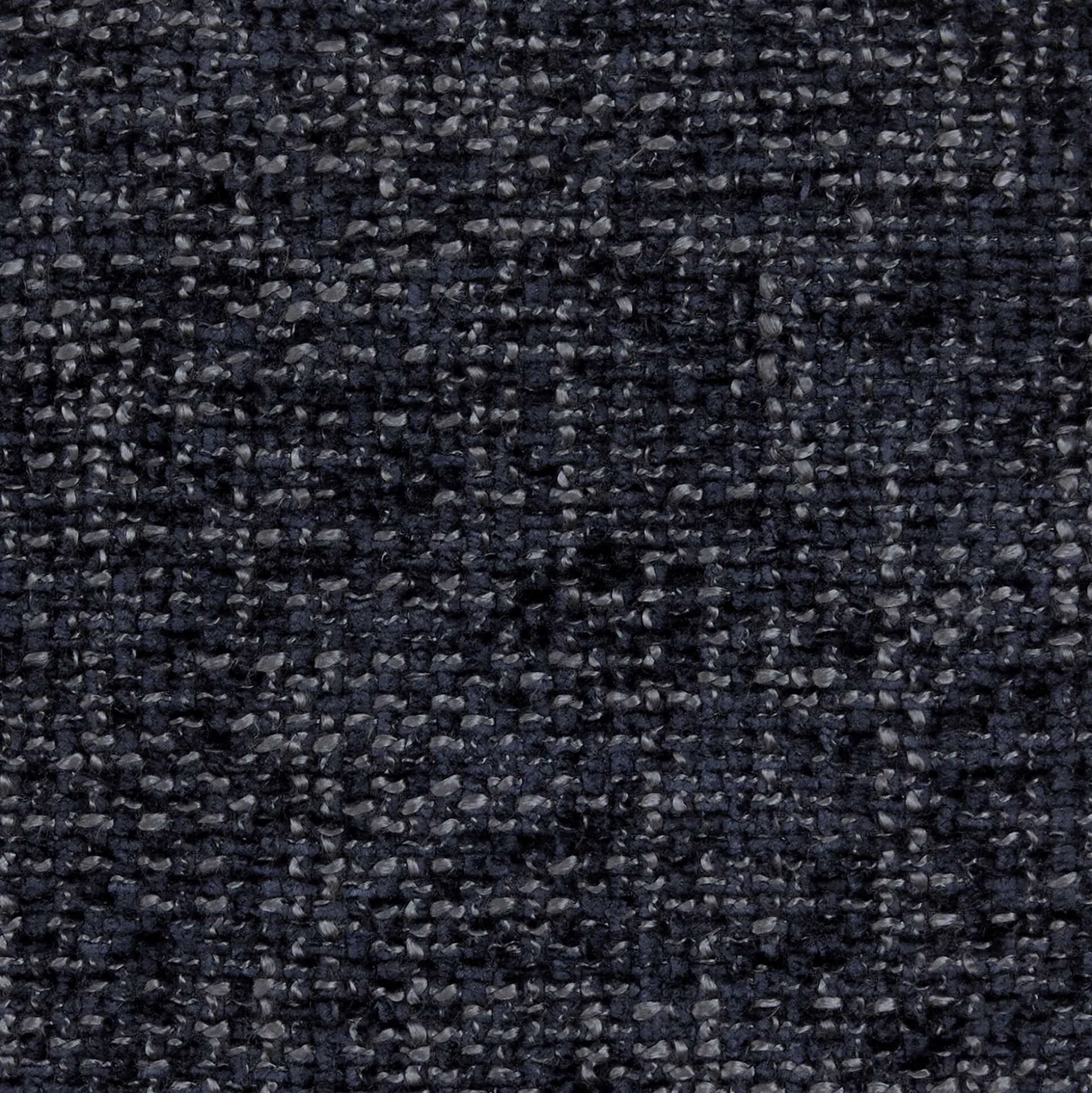 Canapé d'angle droit fixe en chenille - bleu marine