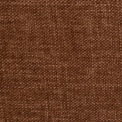 Canapé d'angle droit fixe en tissu doux tramé - brun rustrel