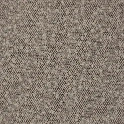 Canapé d'angle droit fixe en tissu bouclette - gris clair