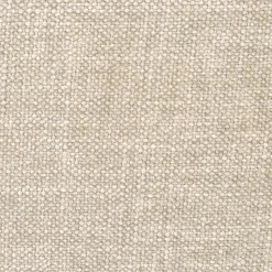 Canapé d'angle gauche convertible en tissu Nature - blanc écru