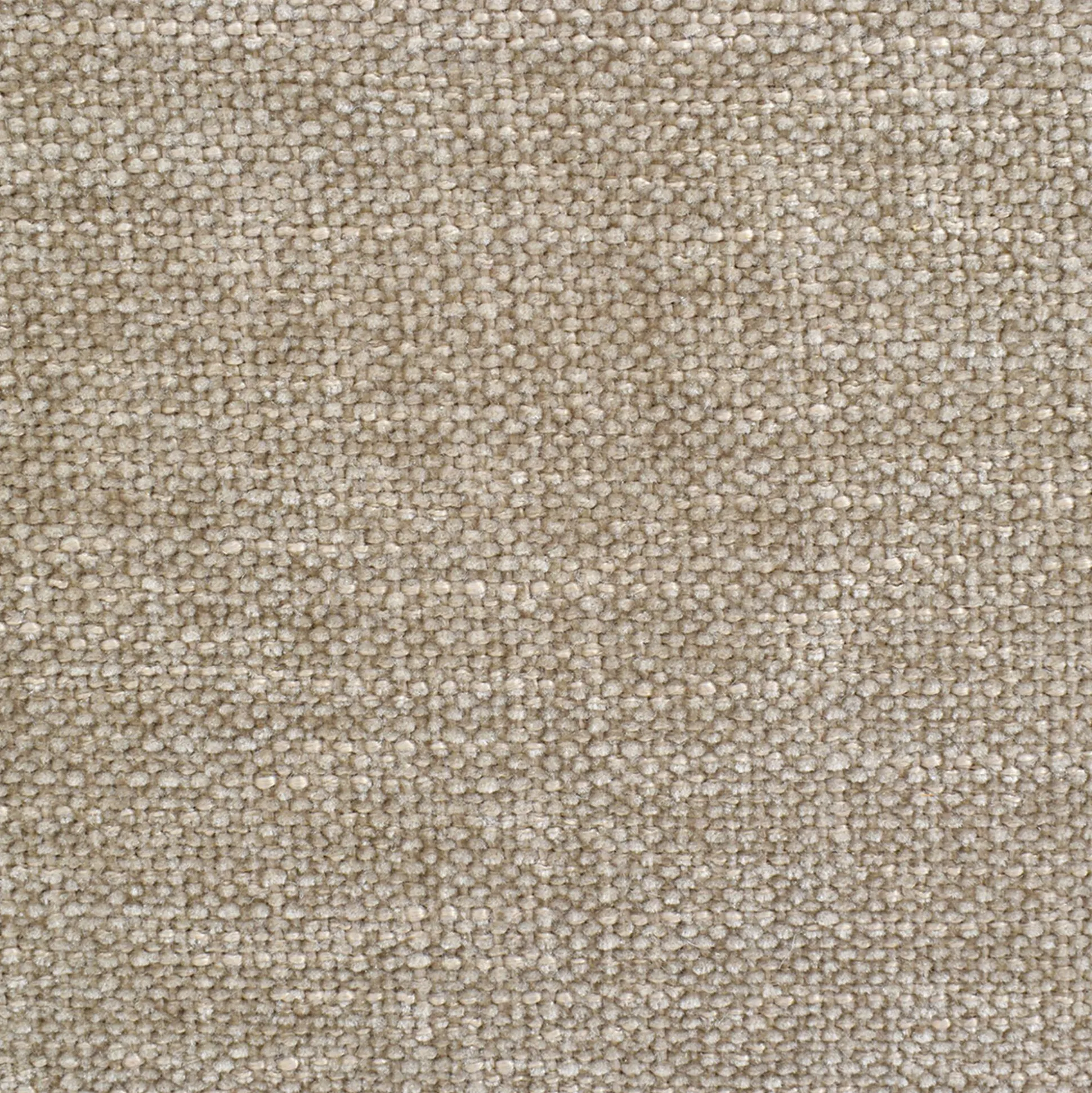 Canapé d'angle gauche fixe en tissu doux tramé - beige