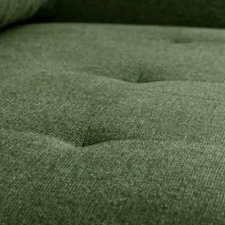 Canapé d'angle réversible fixe en tissu Loft - vert cèdre