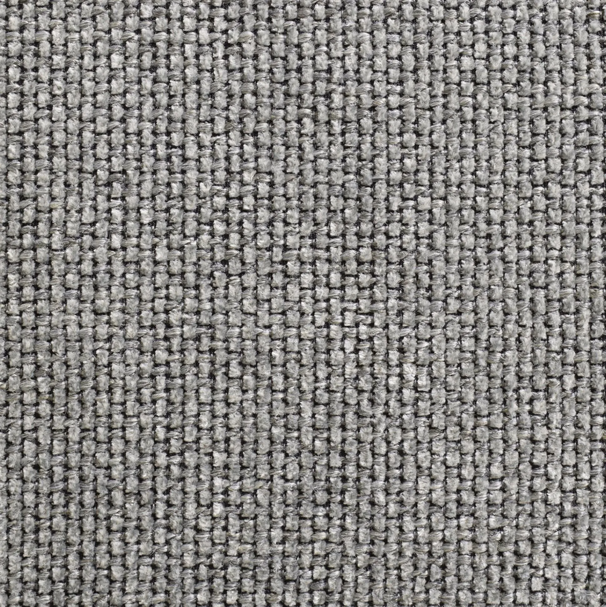 Canapé fixe 3 places en tissu tramé - gris ardoise