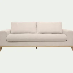 Canapé 4 places convertible en tissu Storm - beige roucas