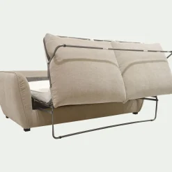 Canapé 4 places convertible en tissu Nature - beige