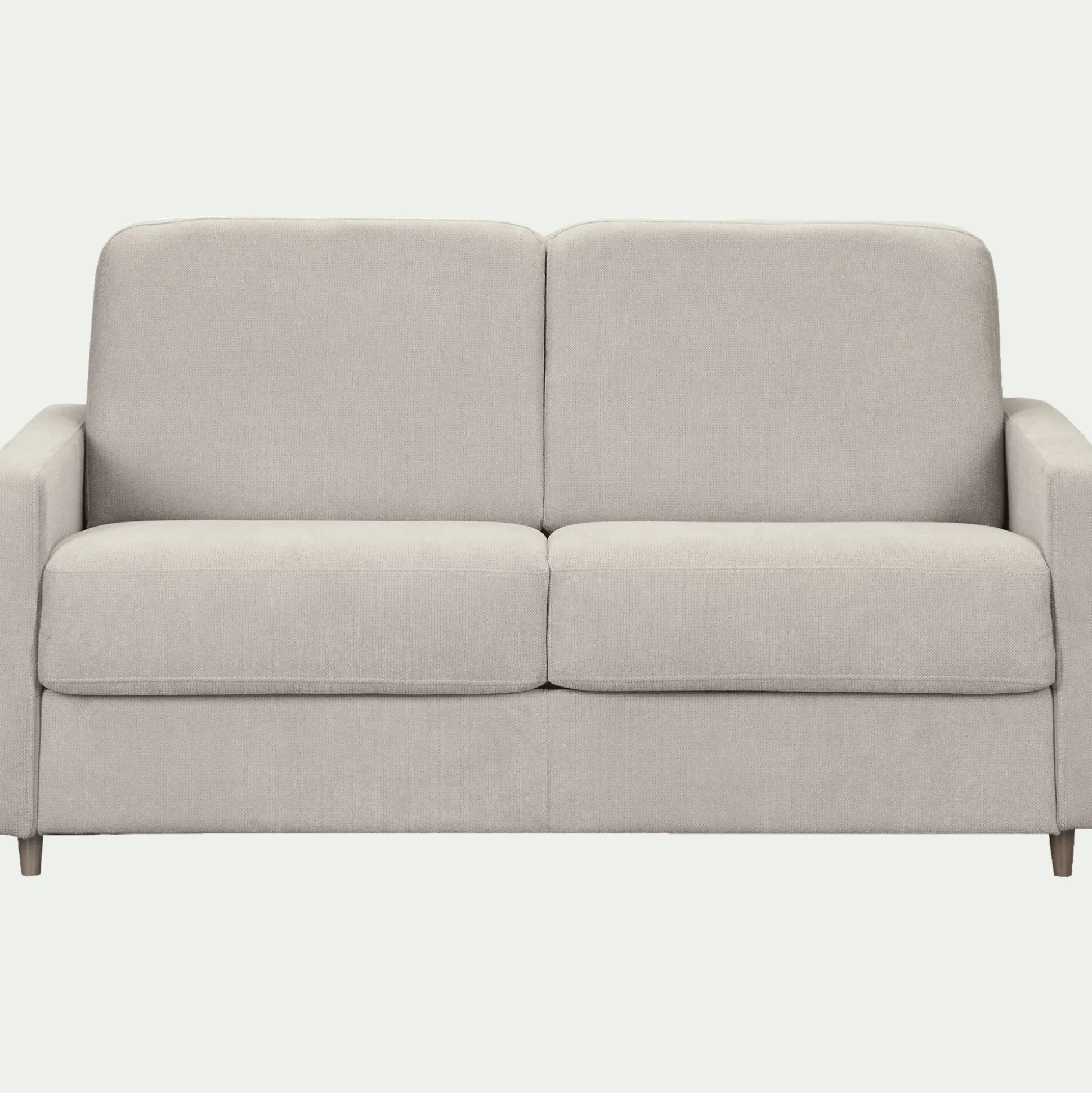 Canapé 4 places convertible en tissu Sogno densité 35kg/m3 - beige roucas