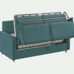Canapé 4 places convertible en tissu Sogno densité 35kg/m3 - bleu
