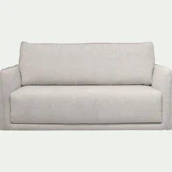 Canapé 3 places convertible en tissu Eden - beige alpilles