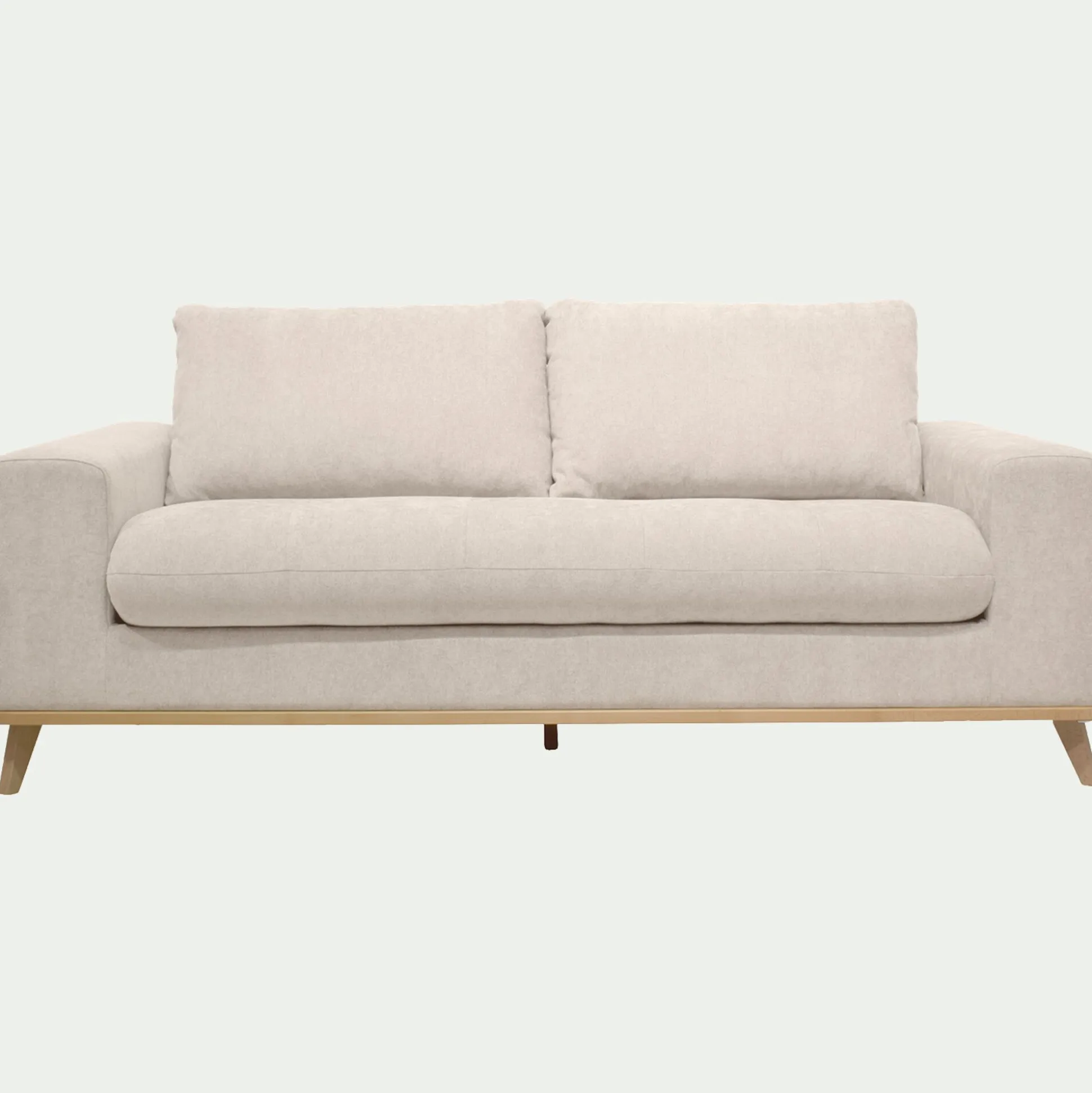 Canapé 3 places convertible en tissu Storm - beige roucas