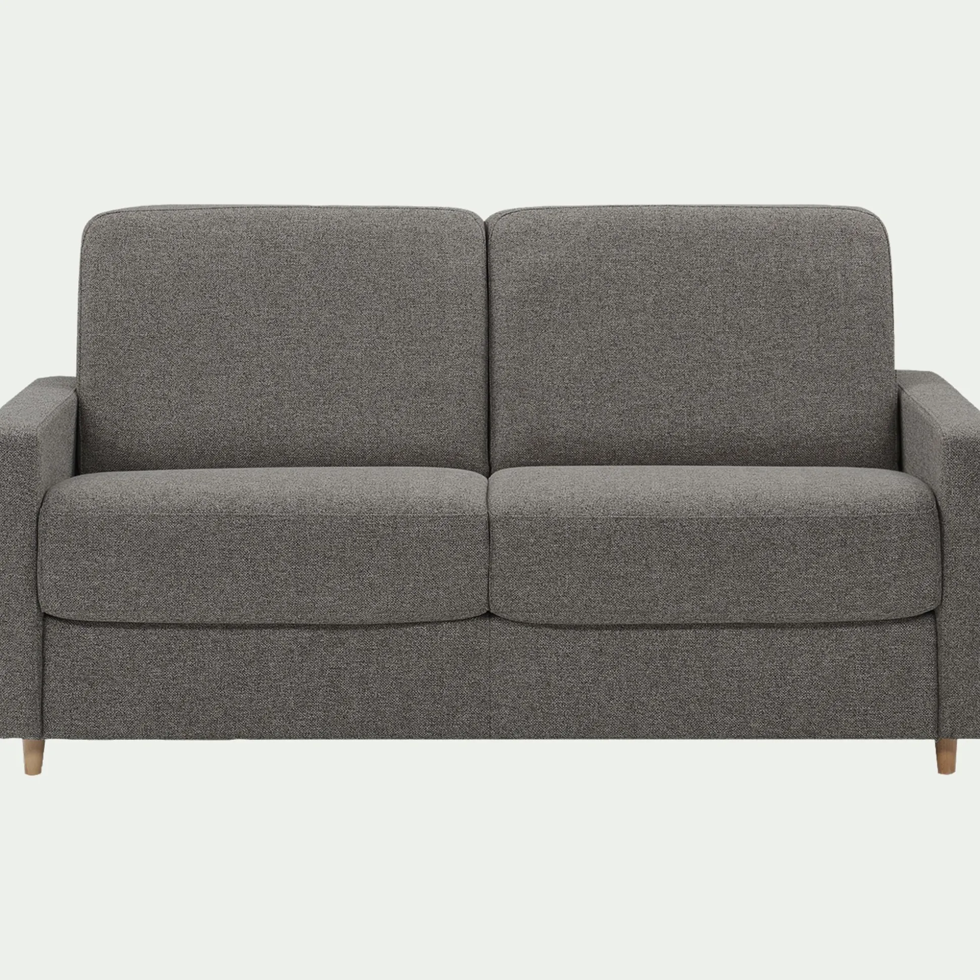 Canapé 3 places convertible en tissu matelas densité 35kg/m3 - gris anthracite