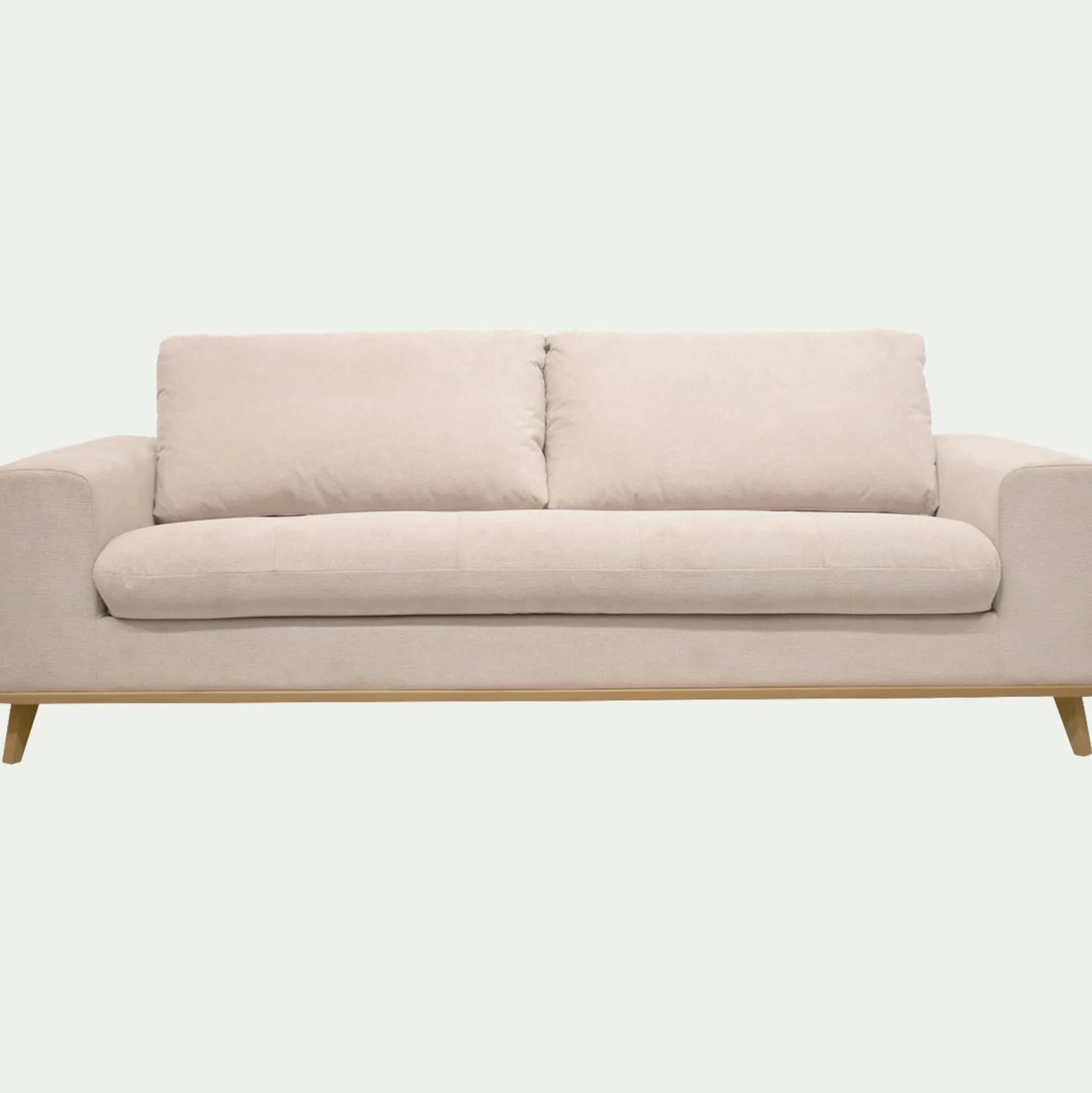 Canapé 4 places convertible en tissu Crown - beige roucas