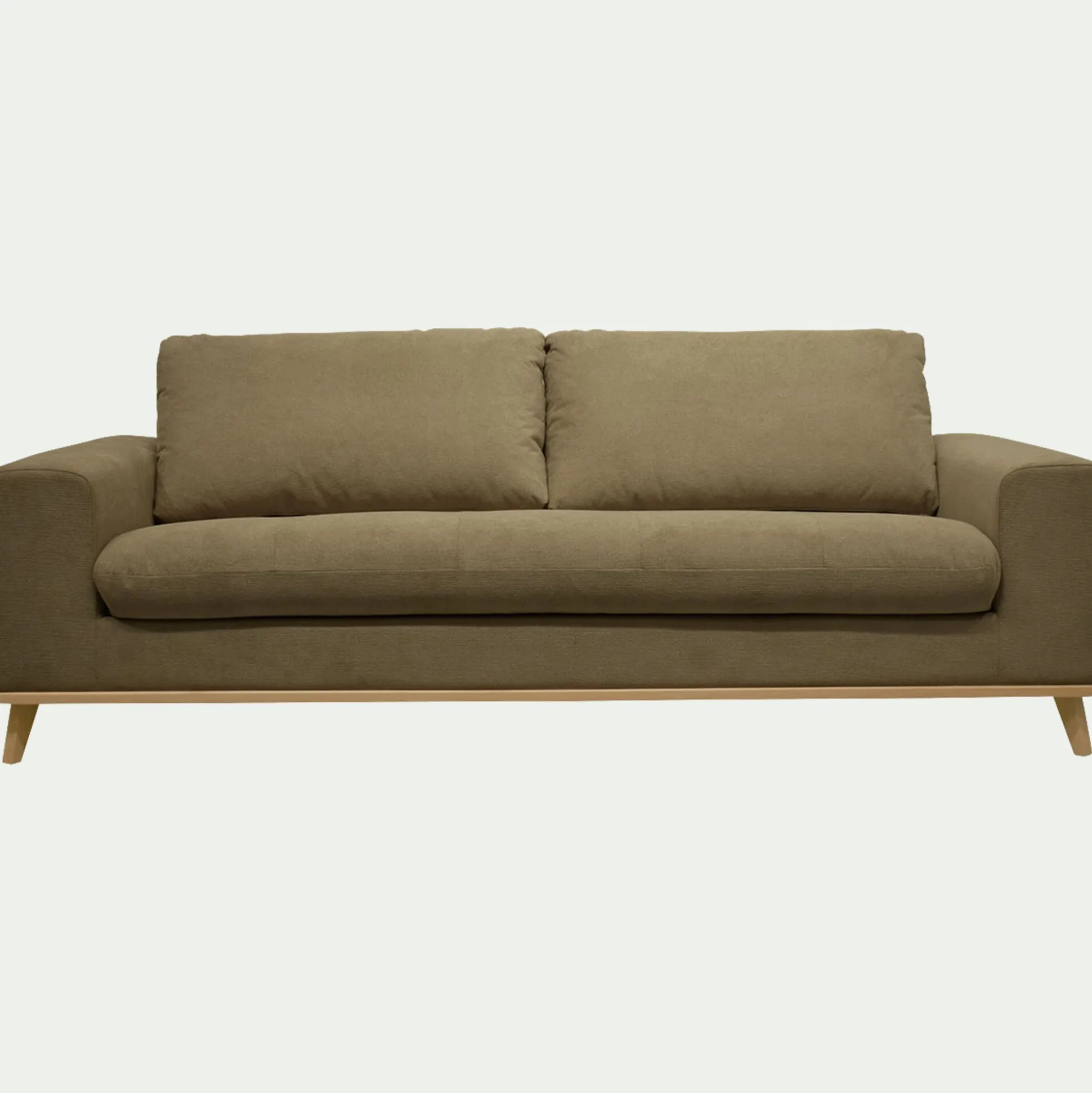 Canapé 4 places convertible en tissu Crown - vert cèdre