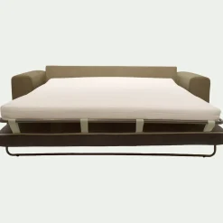 Canapé 4 places convertible en tissu Crown - vert cèdre