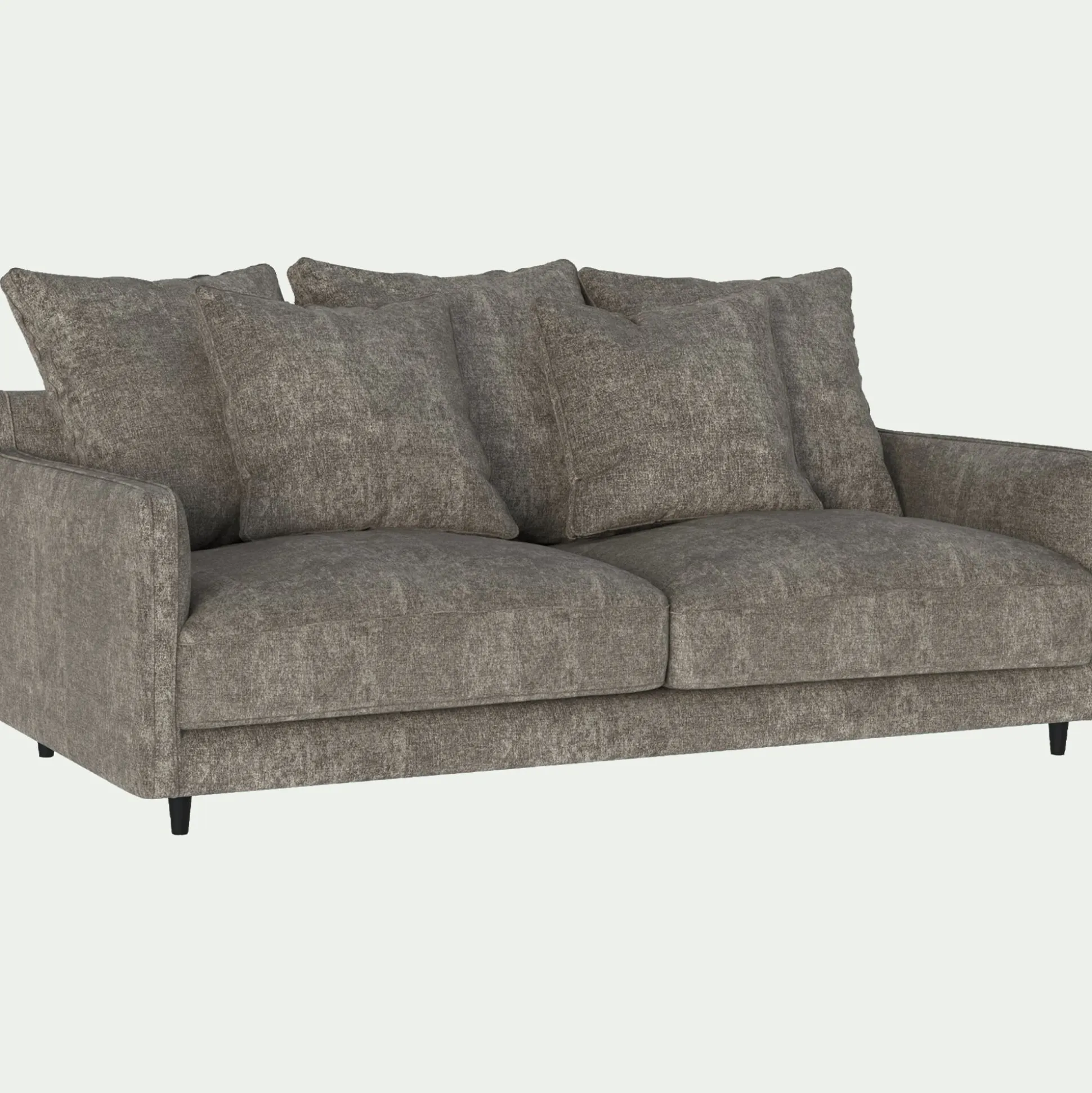 Canapé 3 places convertible en tissu genesis - beige alpilles