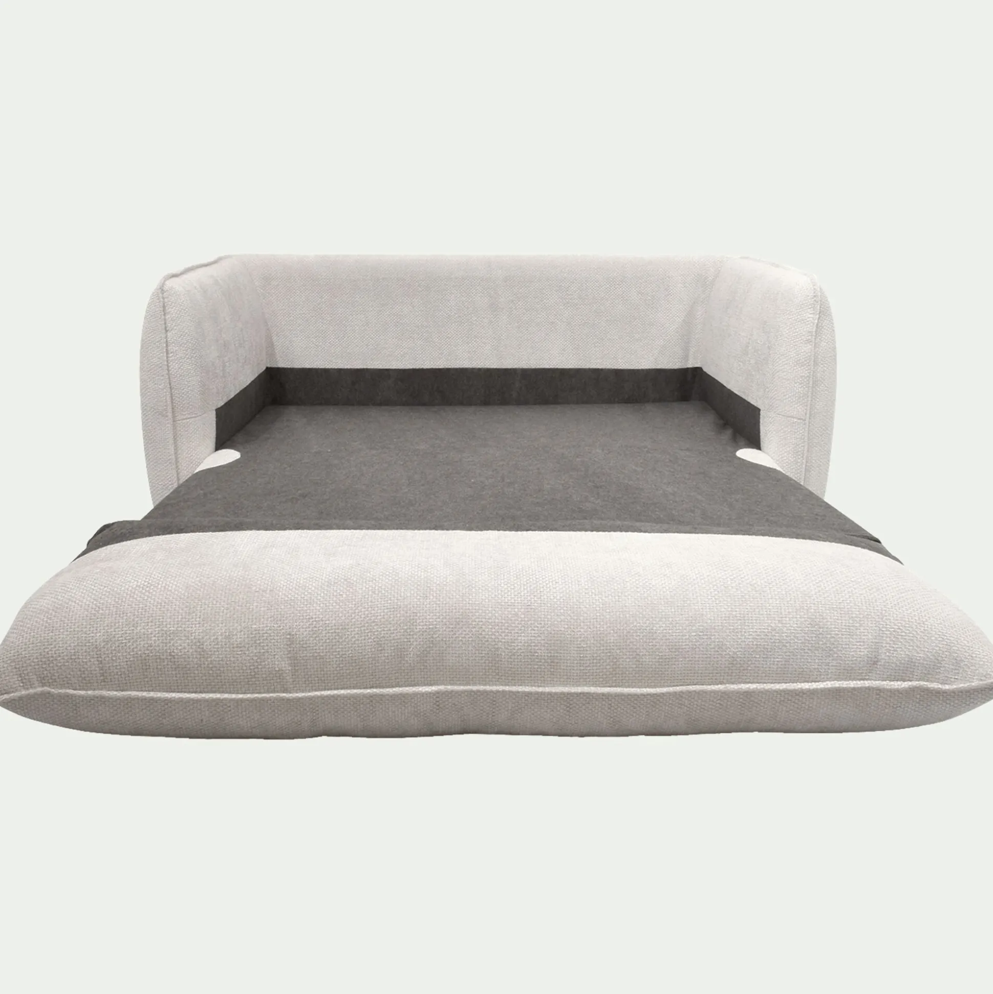 Canapé 2 places convertible en tissu Eden - beige alpilles