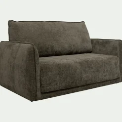 Canapé 2 places convertible en tissu Eden - vert cèdre