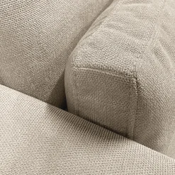 Canapé 5 places fixe en tissu Bloq - beige roucas