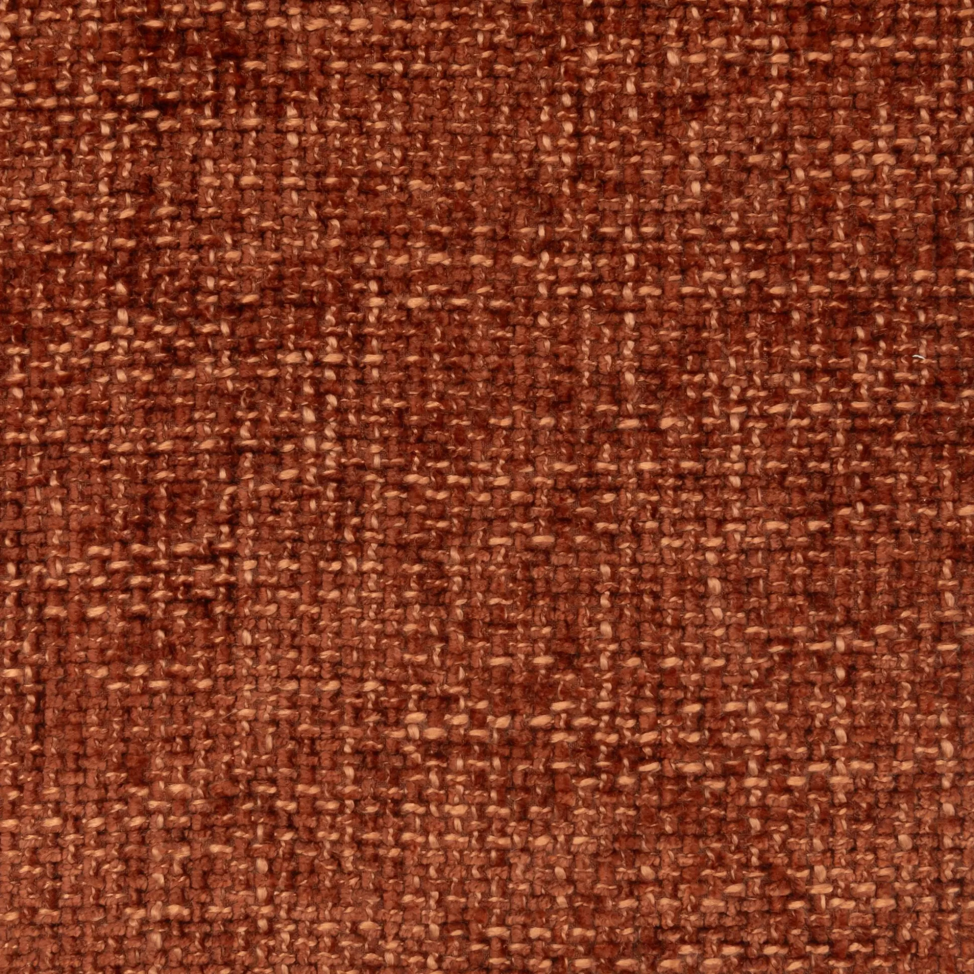 Canapé 2 places fixe en tissu chenille - brun rustrel