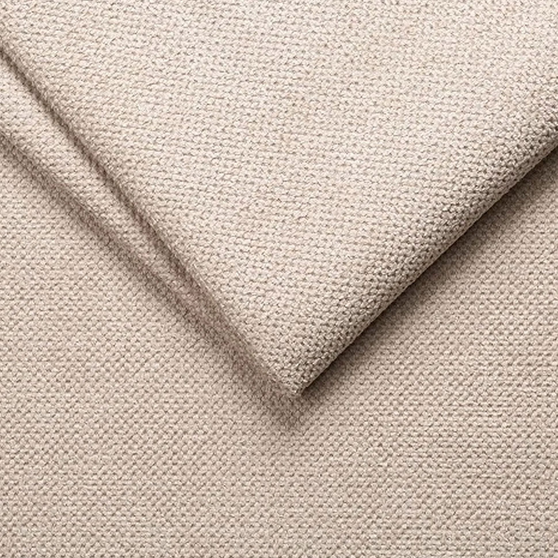 Canapé 3 places fixe en tissu crown - beige roucas