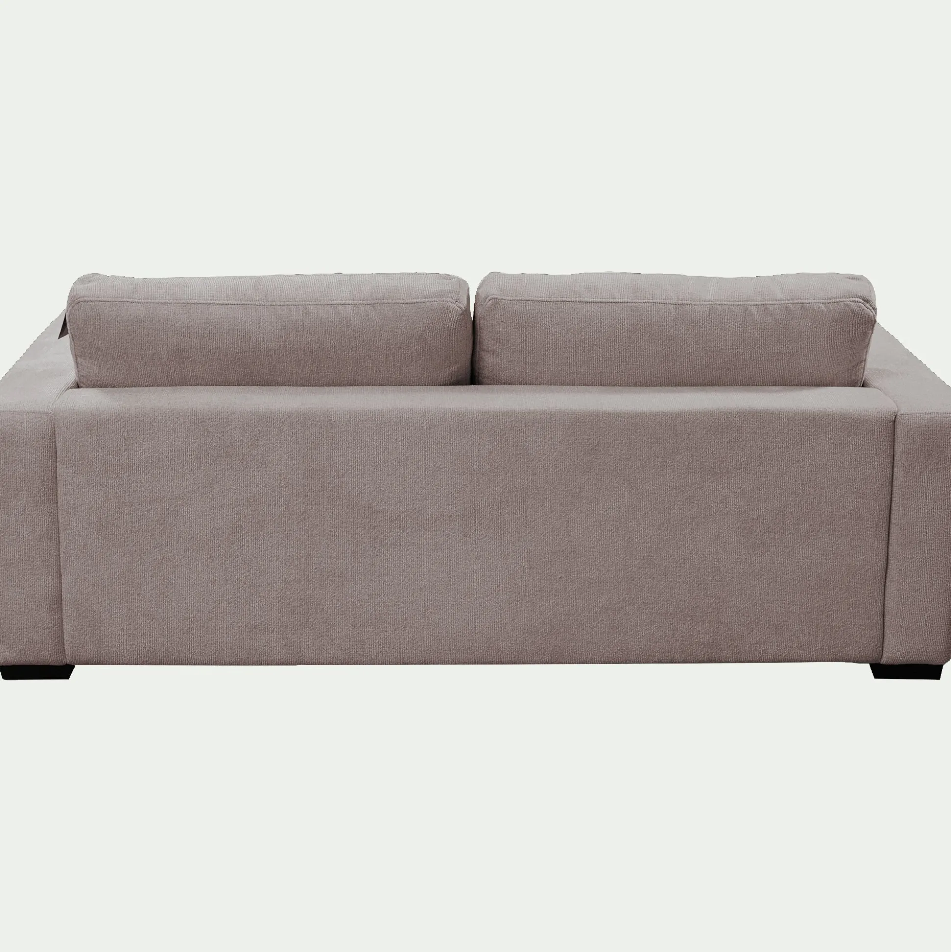 Canapé 5 places fixe en tissu genesis - gris