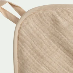 Cape de bain en éponge bio 75x75cm - beige écru