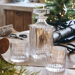 Carafe à whisky en cristal 75cl - transparent