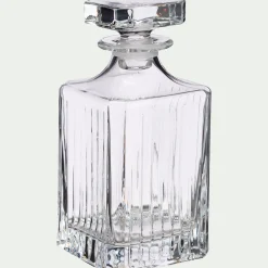 Carafe à whisky en cristal 75cl - transparent