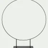 Cercle à décorer en acier D57,5cm - noir