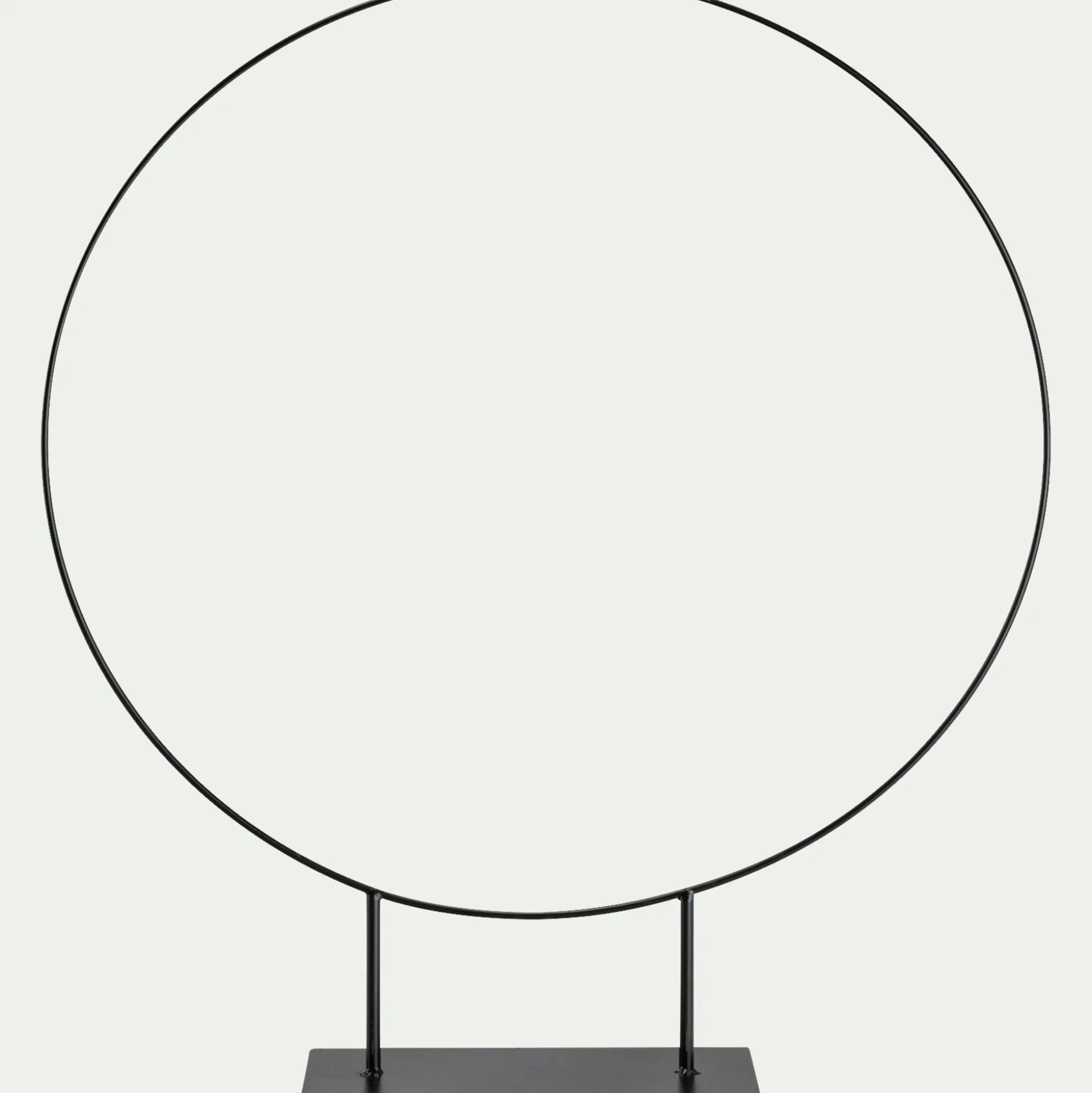 Cercle à décorer en acier D57,5cm - noir
