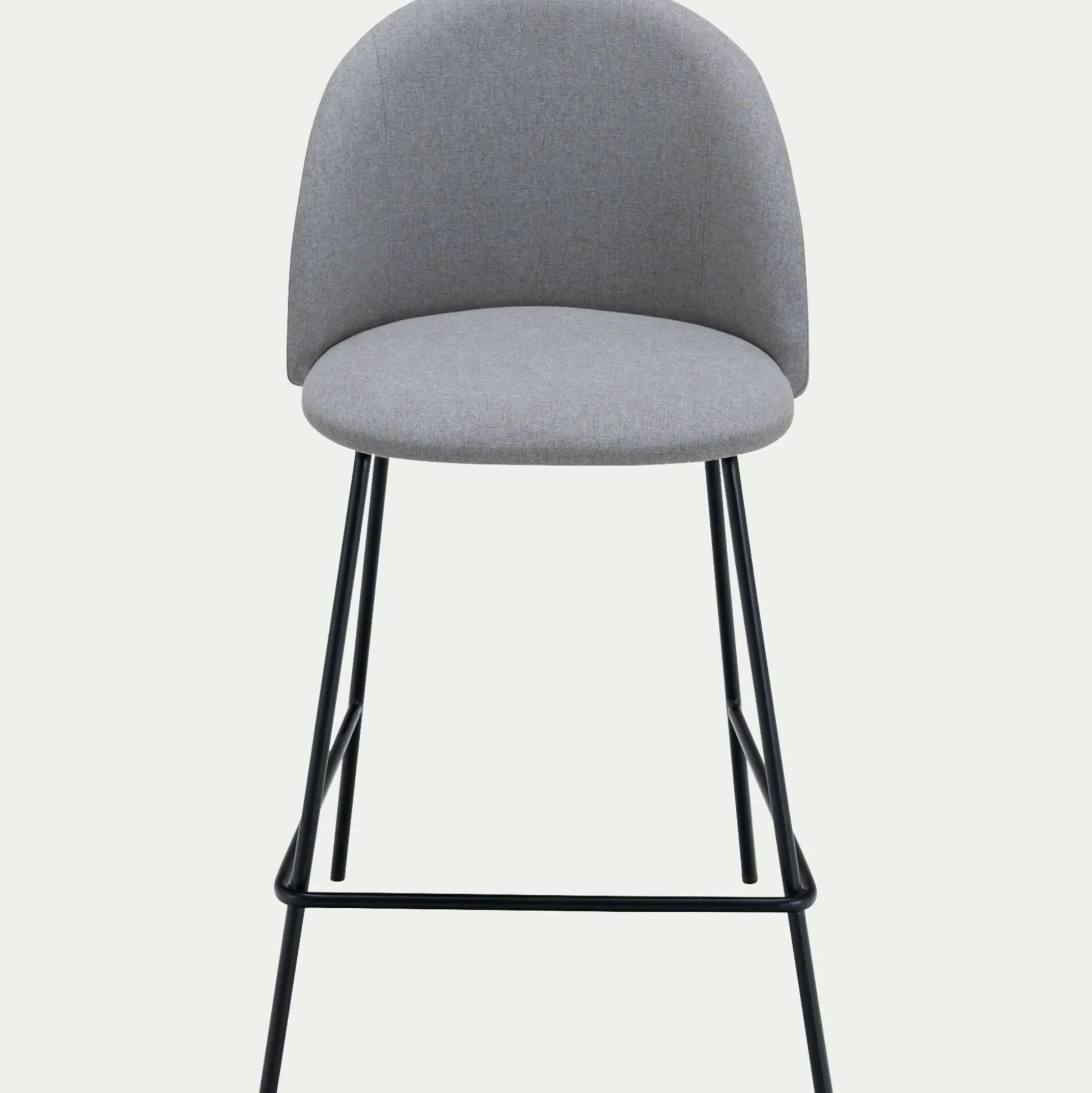 Chaise de bar en tissu H66cm - beige