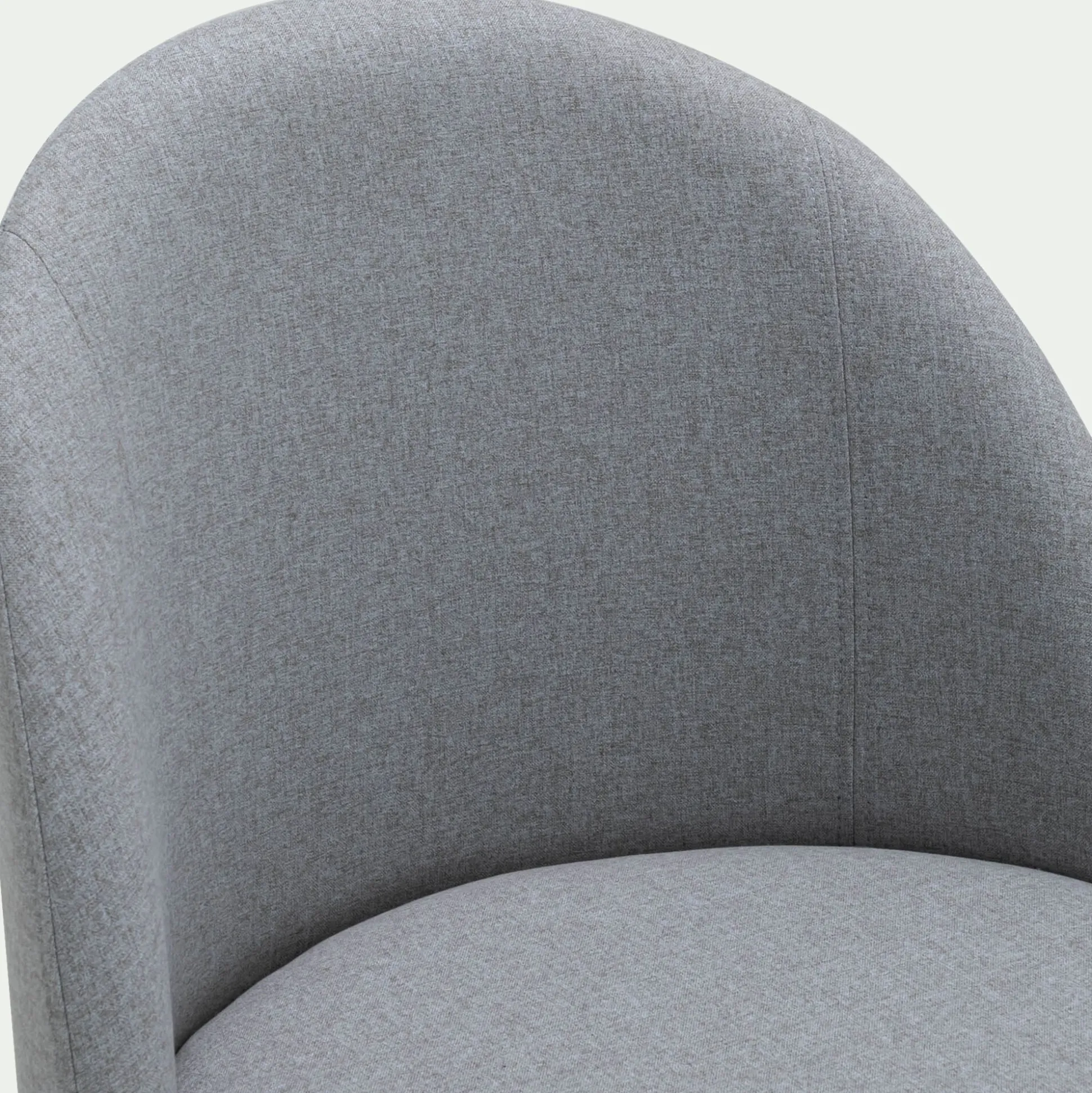 Chaise de bar en tissu H66cm - beige