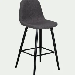 Chaise de bar - gris ardoise H66cm