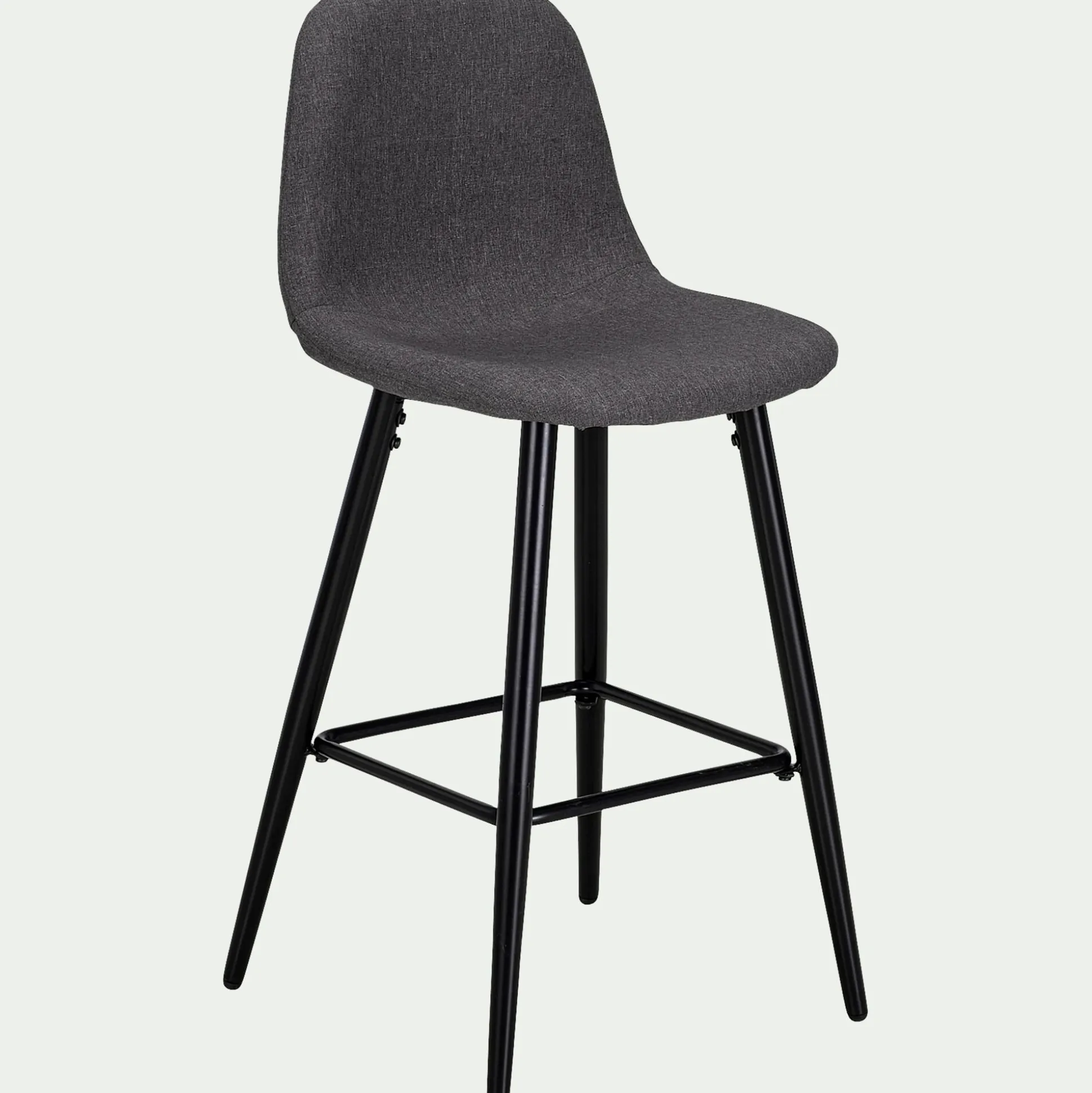 Chaise de bar - gris ardoise H66cm