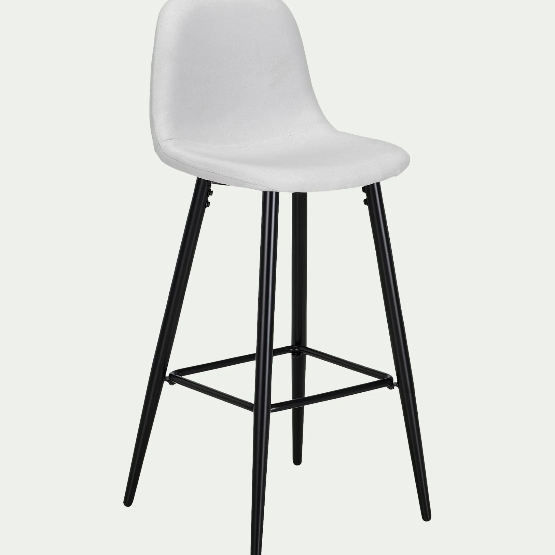 Chaise de bar H75cm - gris borie